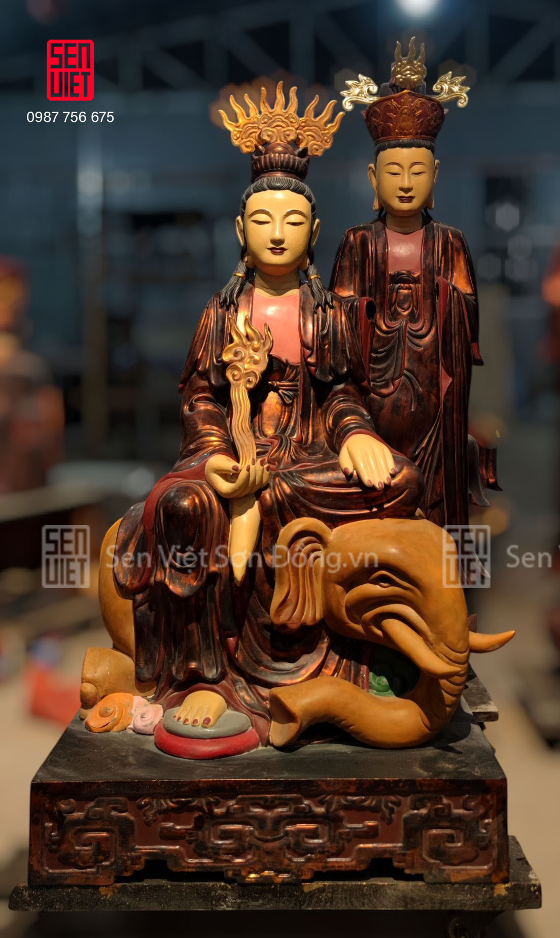 Tượng Phổ Hiền bồ tát